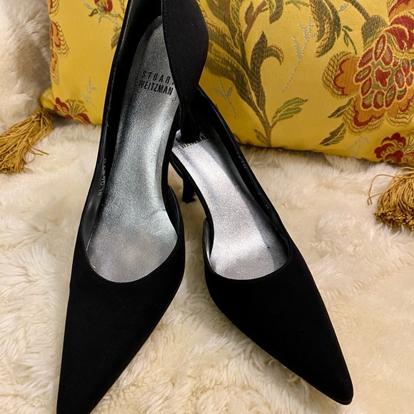 🌸 STUART WEITZMAN BLACK HEELS - Picture 9 of 15